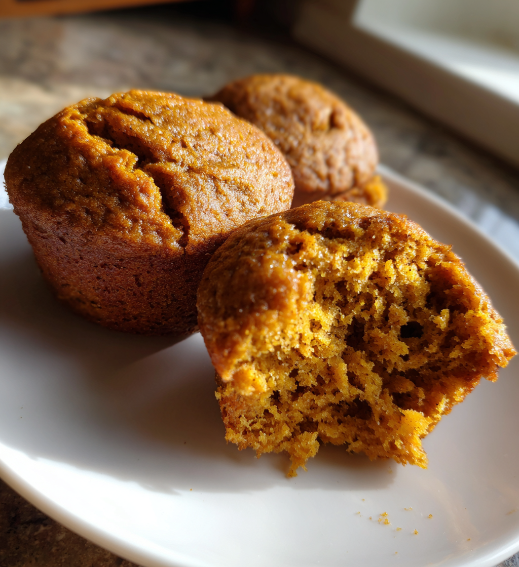 Healthier Pumpkin Muffins - detail 1