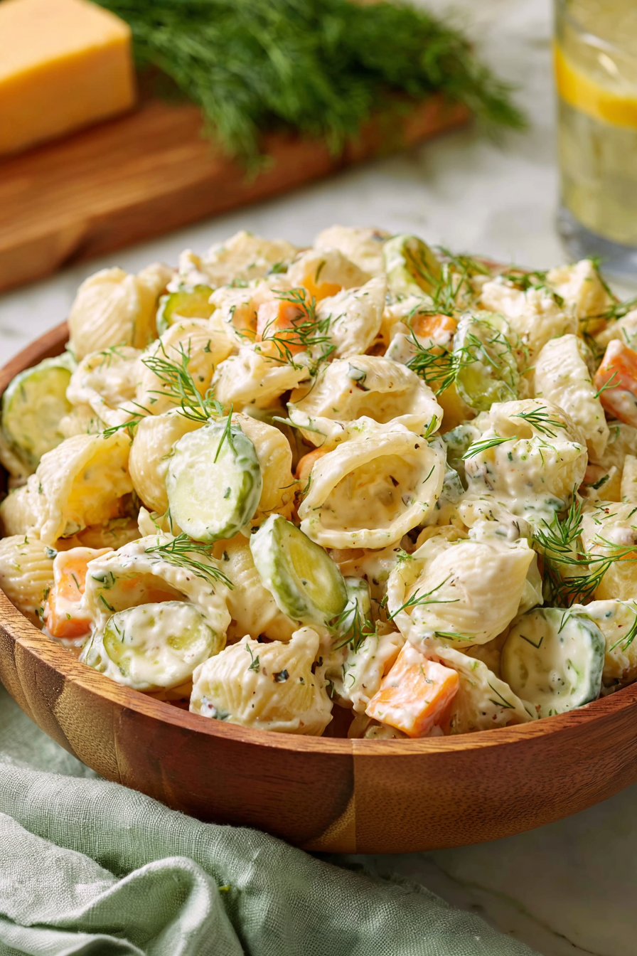 pickle pasta salad