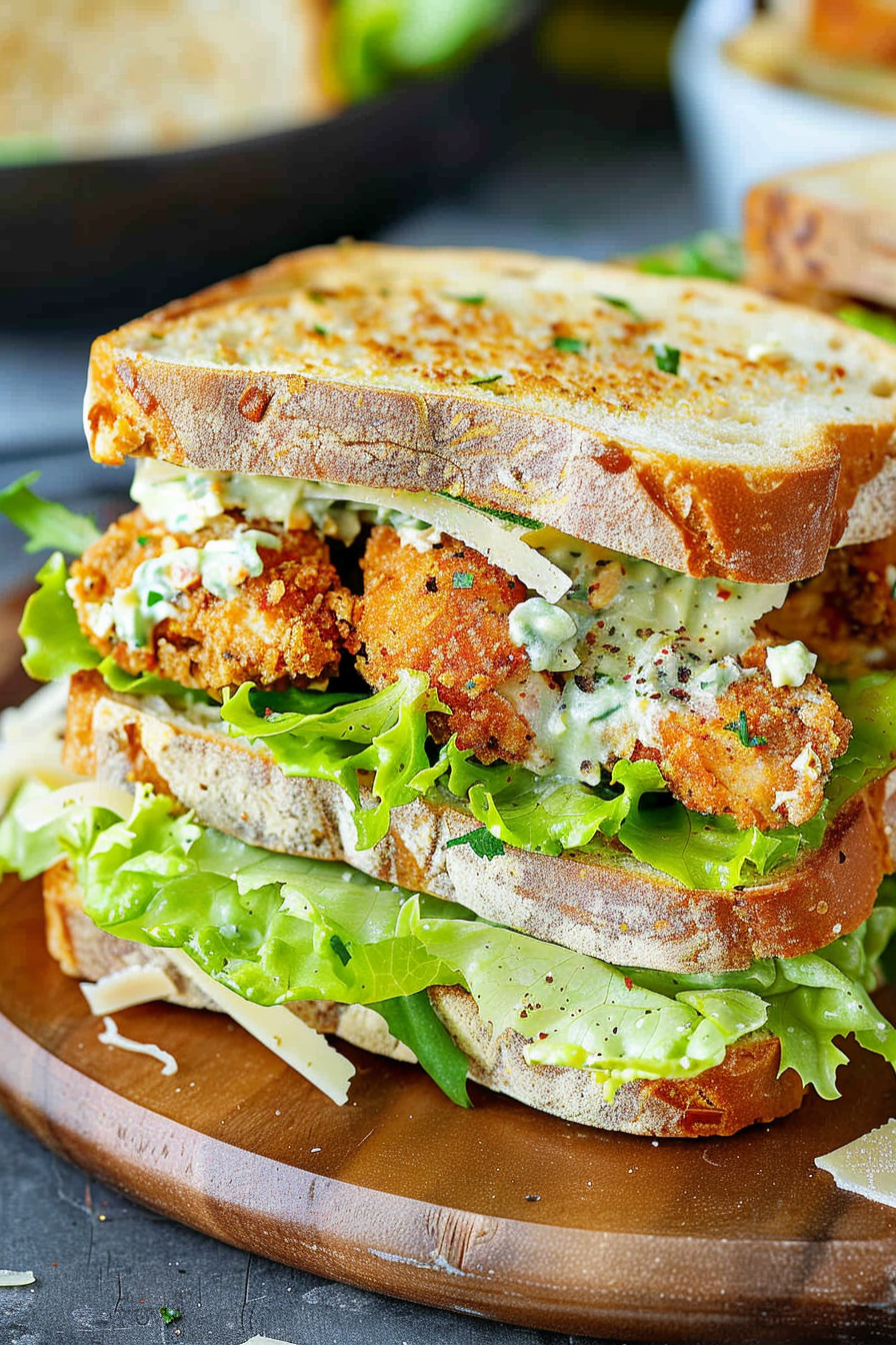 Easy Chicken Caesar Sandwich Recipe to Try Now