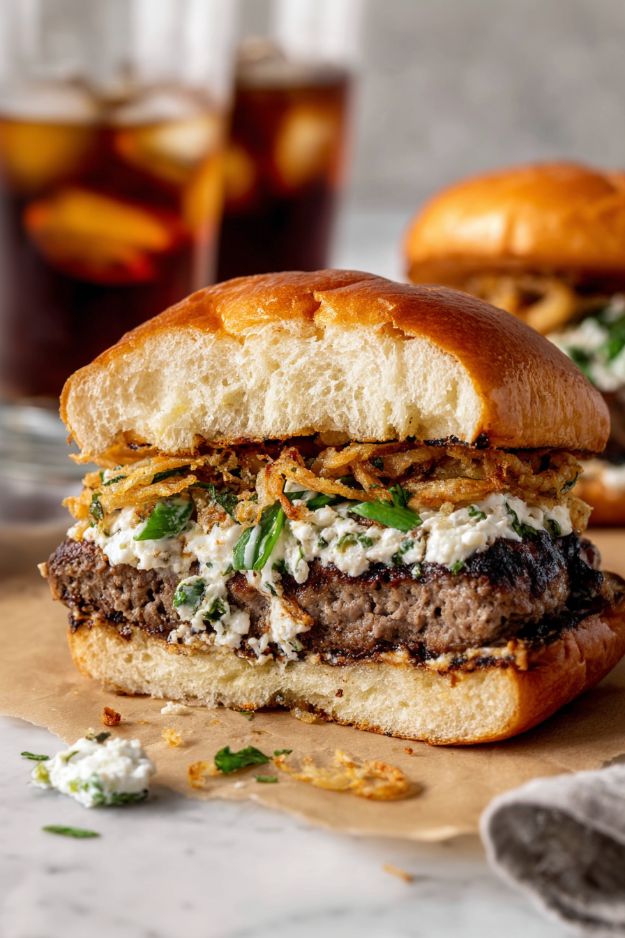 jalapeño popper burger