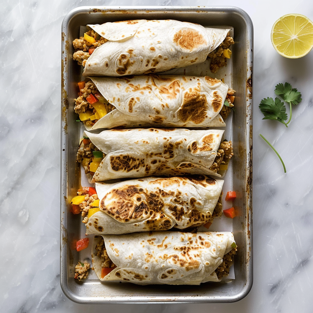 Sheet Pan Breakfast Burritos Deliver Protein Power 4 0 1