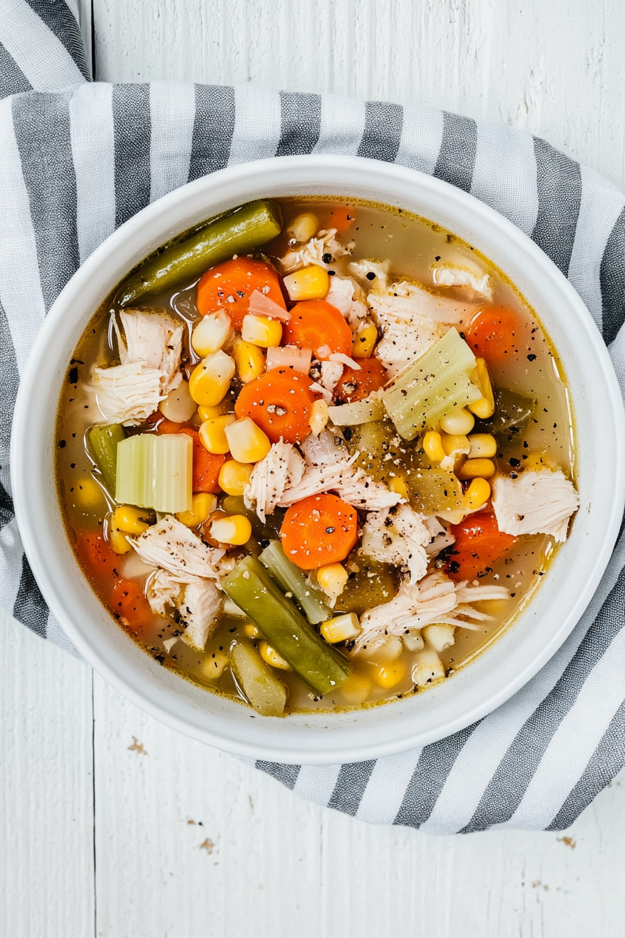 rotisserie chicken vegetable soup