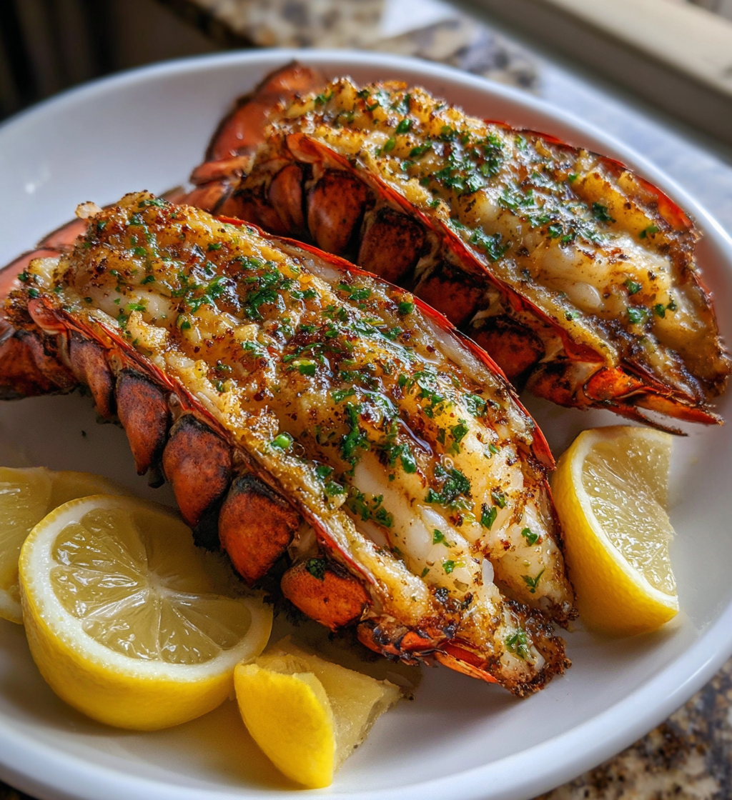 air fried lobster tails - detail 1