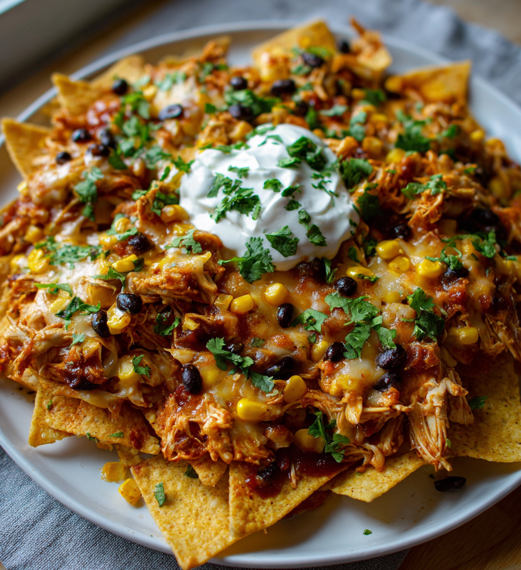 Slow-cooker Chicken Nachos - detail 1