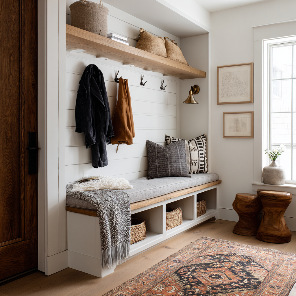 12 Modern Entryway Ideas That Will Instantly Elevate Your Home - Cozy ... - Simple And Modern Entryway Design