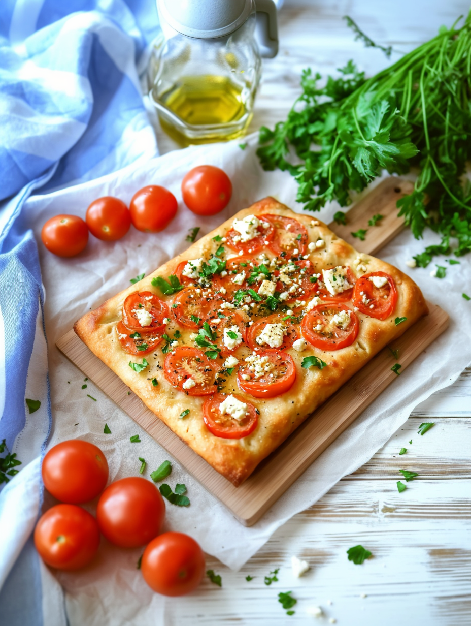 cottage cheese focaccia
