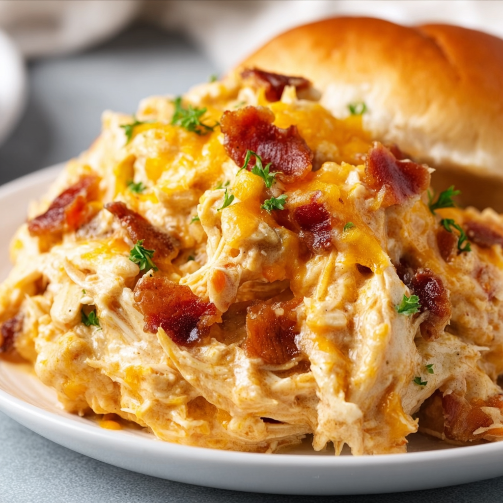 Mouthwatering Crockpot Crack Chicken