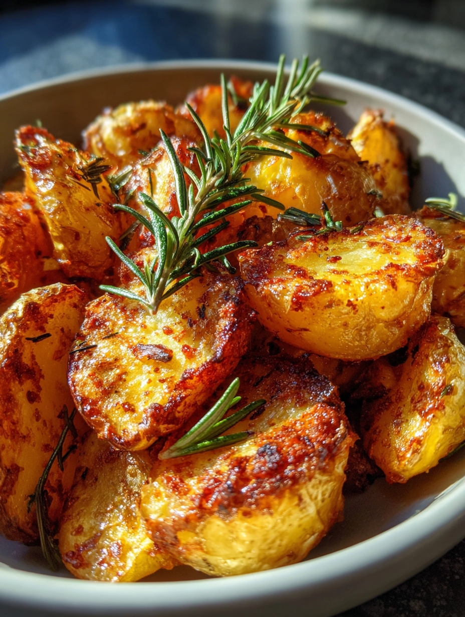rezepte für airfryer: Krosse Kartoffeln mit Rosmarin für Genuss rezepte für airfryer