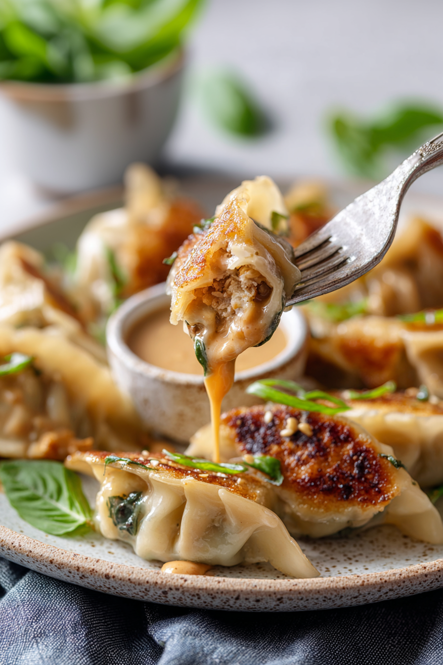 thai chicken dumplings