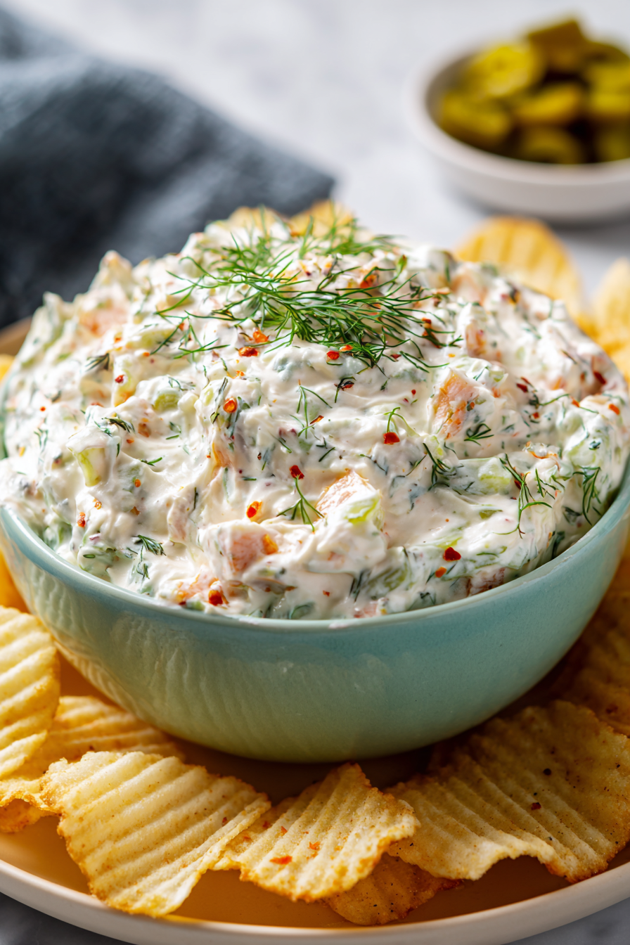 spicy dill pickle dip