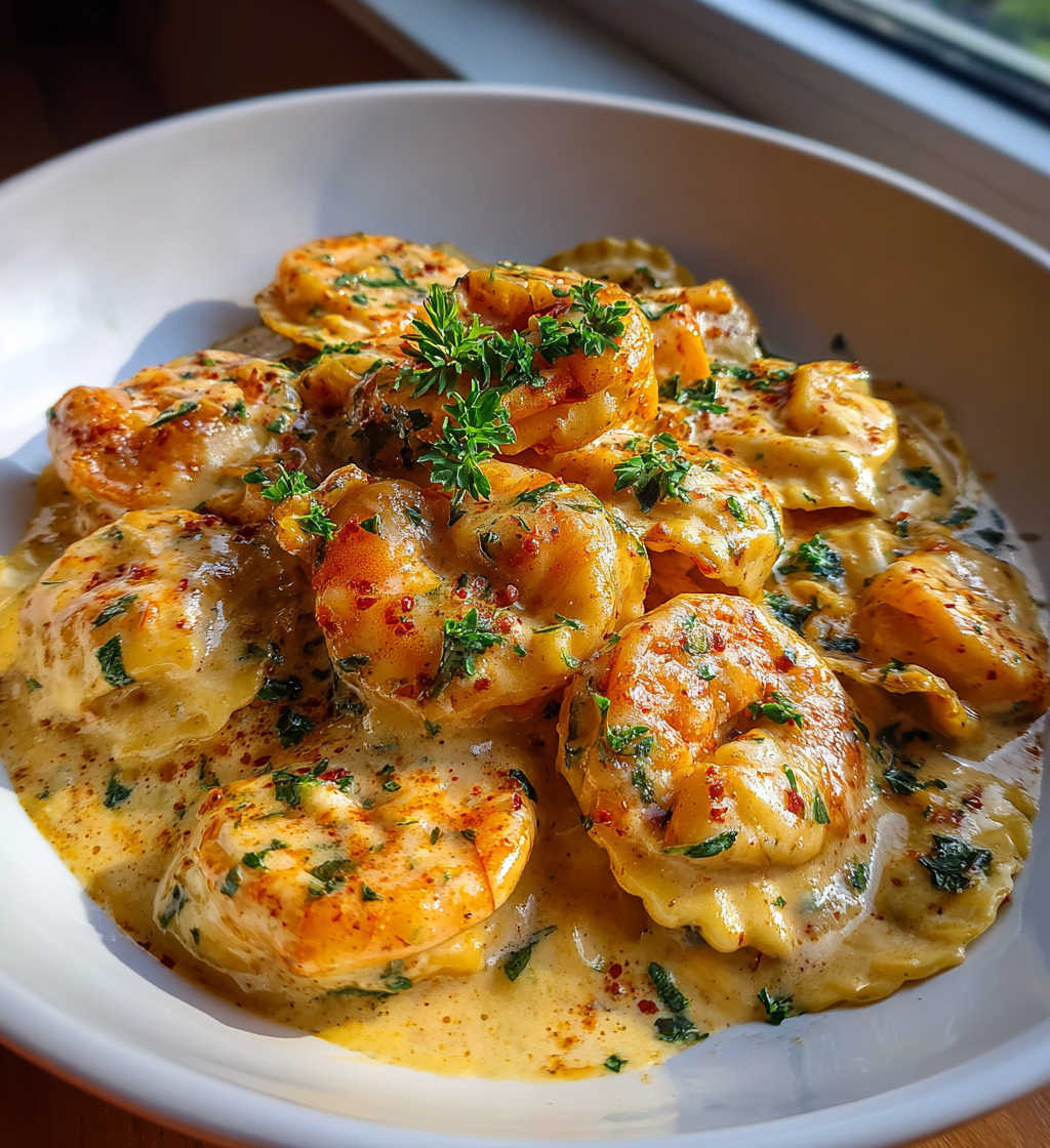 aldi lobster ravioli - detail 1