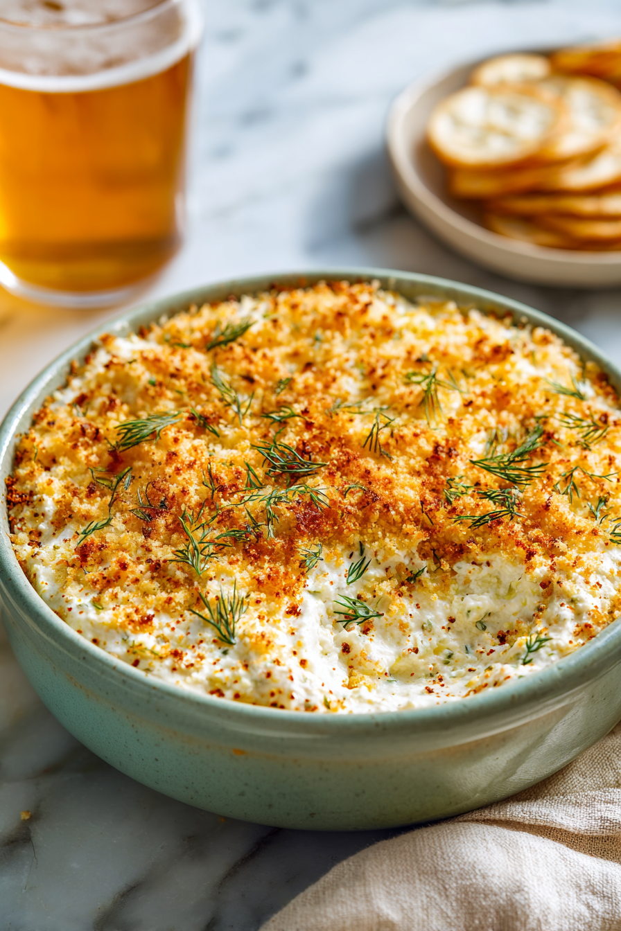 fried dill pickle dip