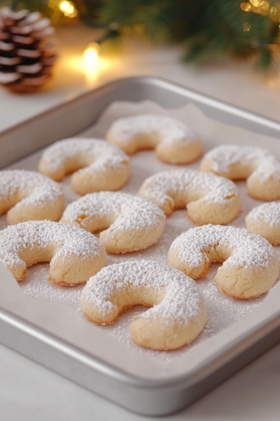 christmas cookies with orange zest