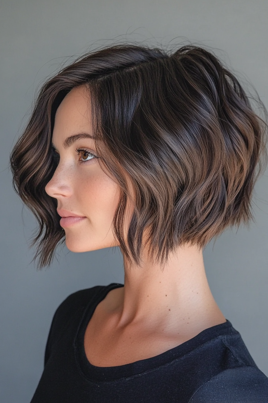 15+ Short Butterfly Bobs Taking Flight This Summer (Light, Airy & So Chic!). - 14. Voluminous Wavy Butterfly Bob