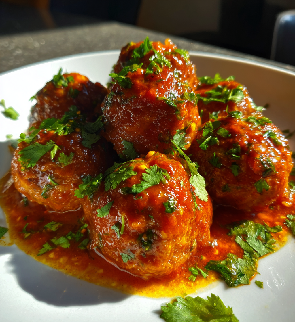Meatballs in Tomato, Cardamom & Lime Sauce - detail 1
