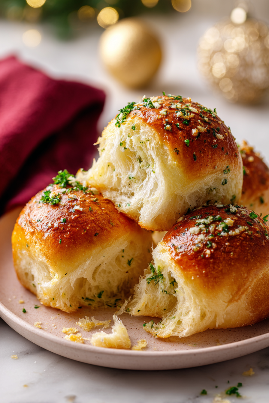 christmas tree garlic bread
