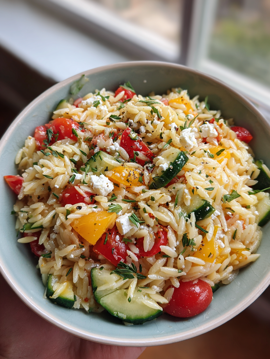 Orzo Salade met Feta