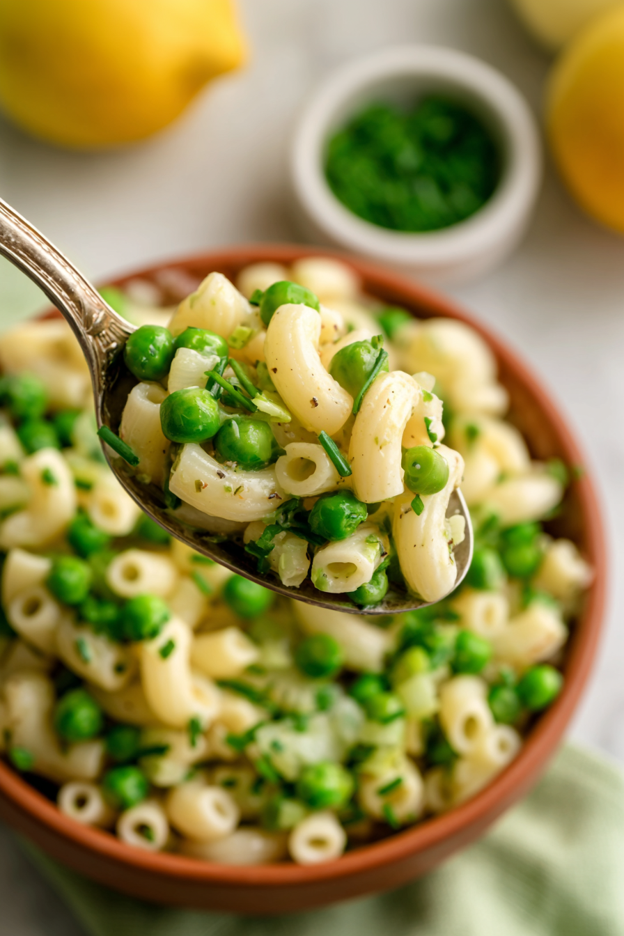 pea pasta salad