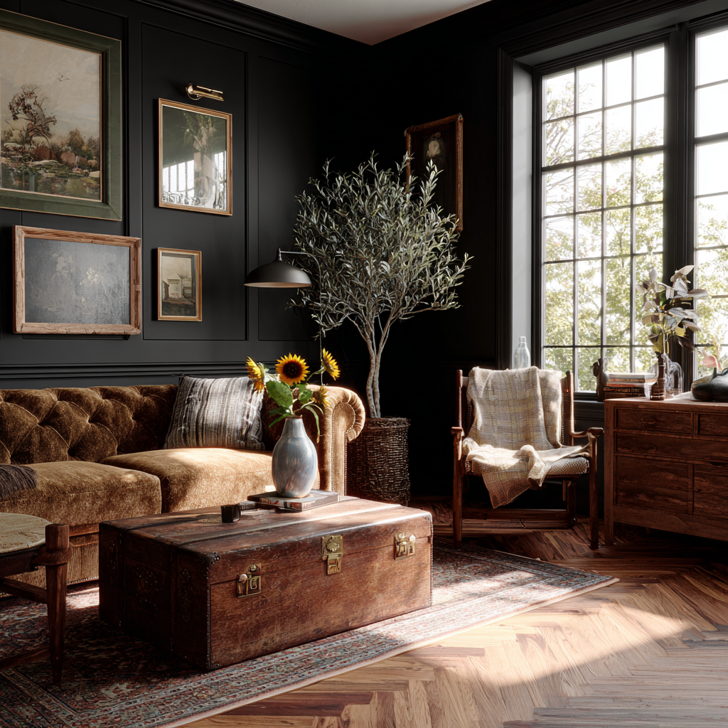 16 Sophisticated Black Living Room Designs to Inspire a Bold Home ...
