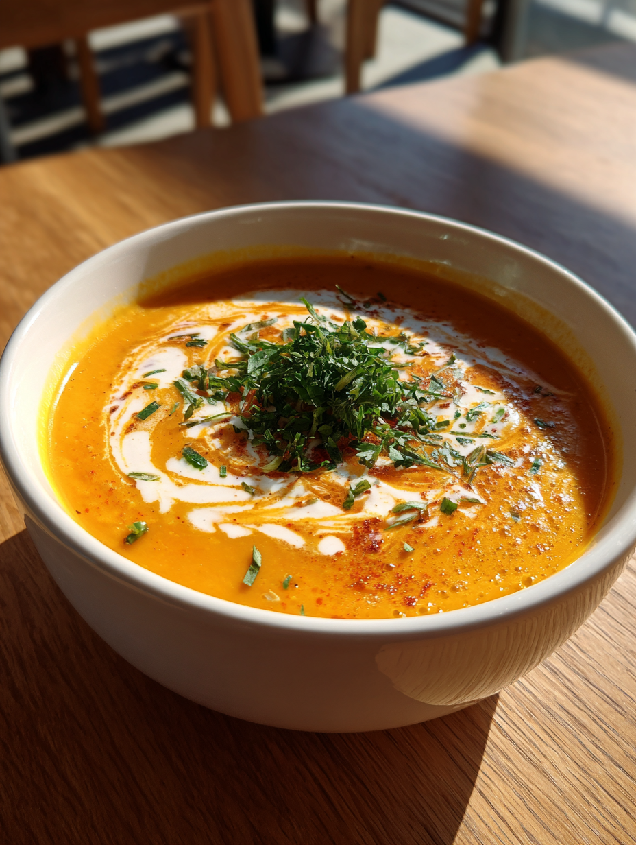kürbissuppe rezept: cremig und würzig mit Ingwer und Kokosmilch kürbissuppe rezept