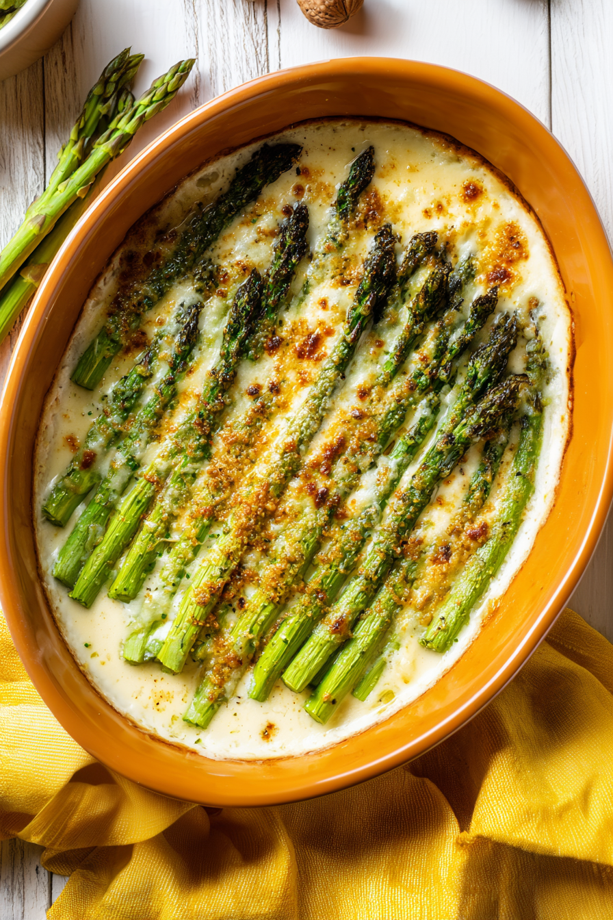 asparagus gratin