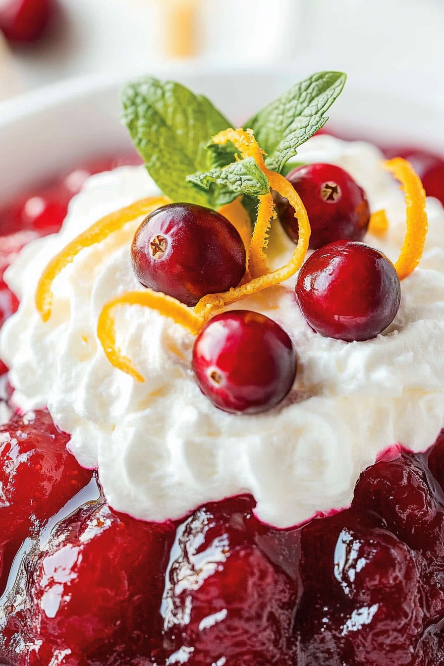 christmas cranberry jello salad