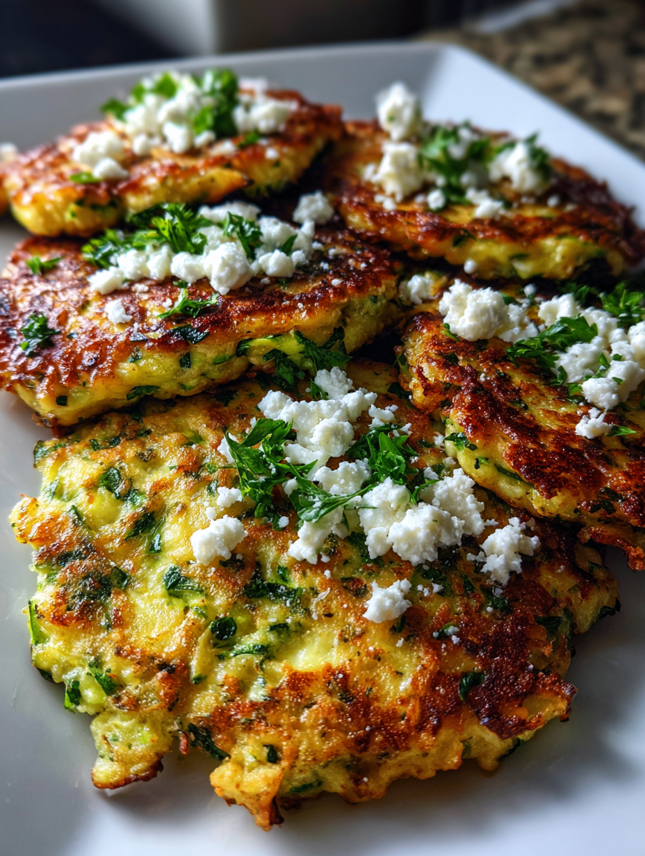 zucchini puffer rezept