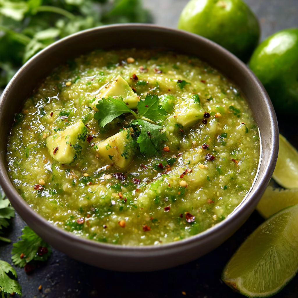 Easy Tomatillo Avocado Salsa Recipe to Try
