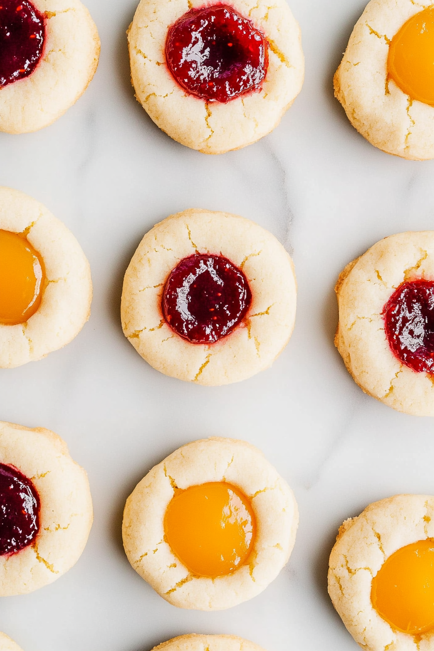 christmas cookies with jam filling