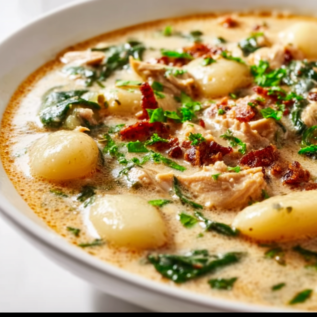 Cozy Italian Chicken Gnocchi Soup