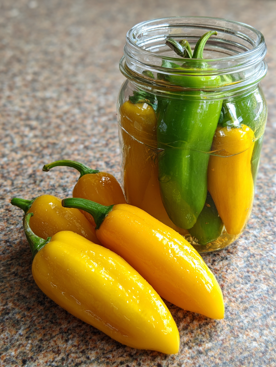 pickled banana peppers: easy homemade recipe for zesty flavor pickled banana peppers