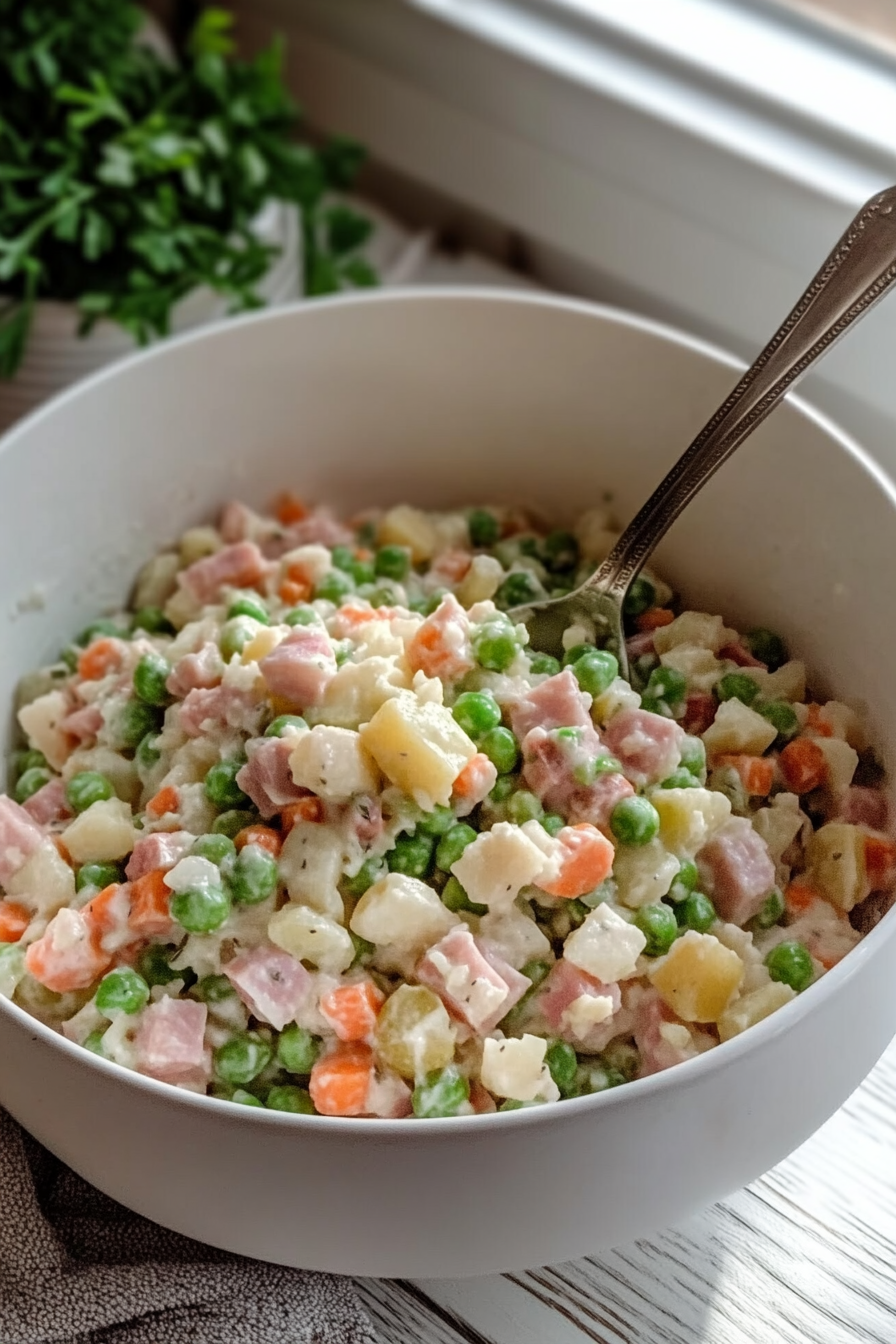 Olivye Salad (Ukrainian Potato Salad)