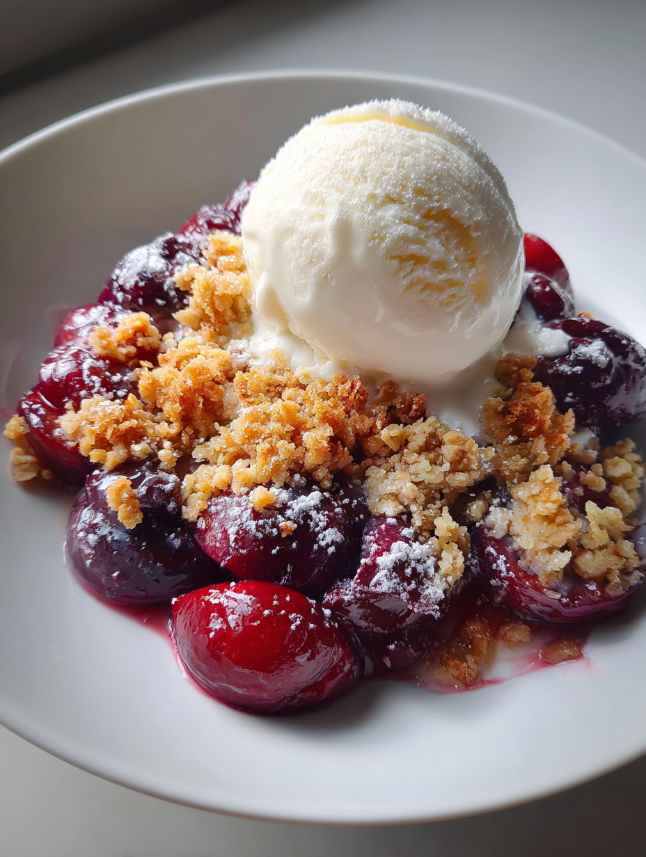 pflaumen crumble: ein köstlicher Auflauf mit Streuseln pflaumen crumble