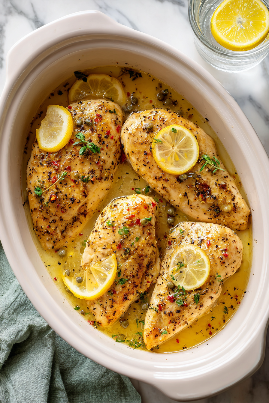 crockpot lemon chicken
