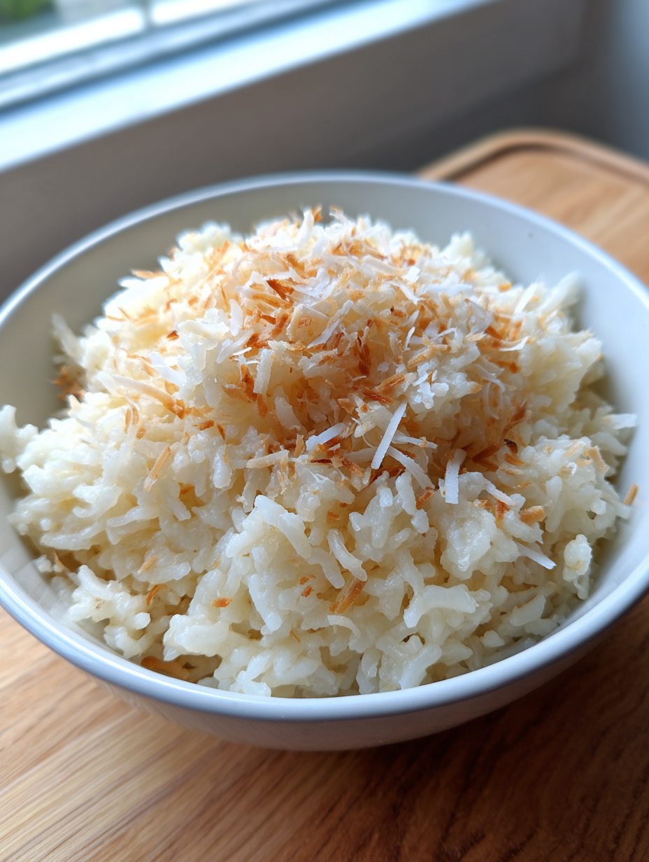 how to make coconut rice