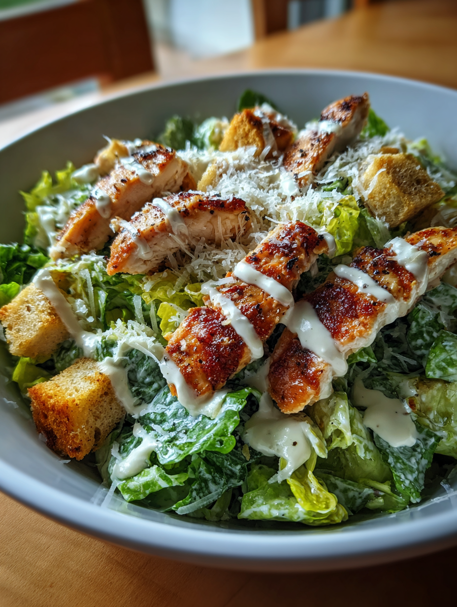 Caesar Salade met Gegrilde Kip