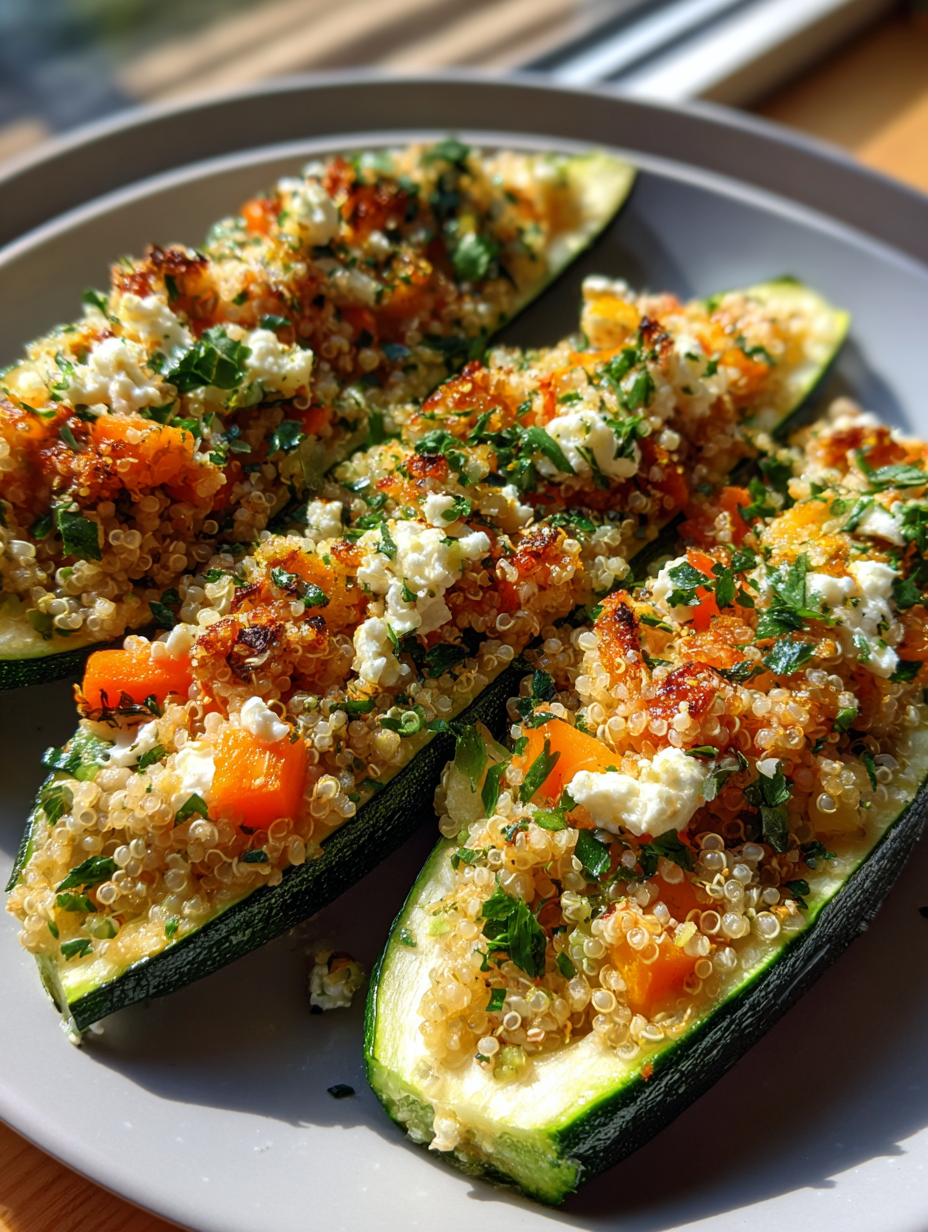 gefüllte zucchini