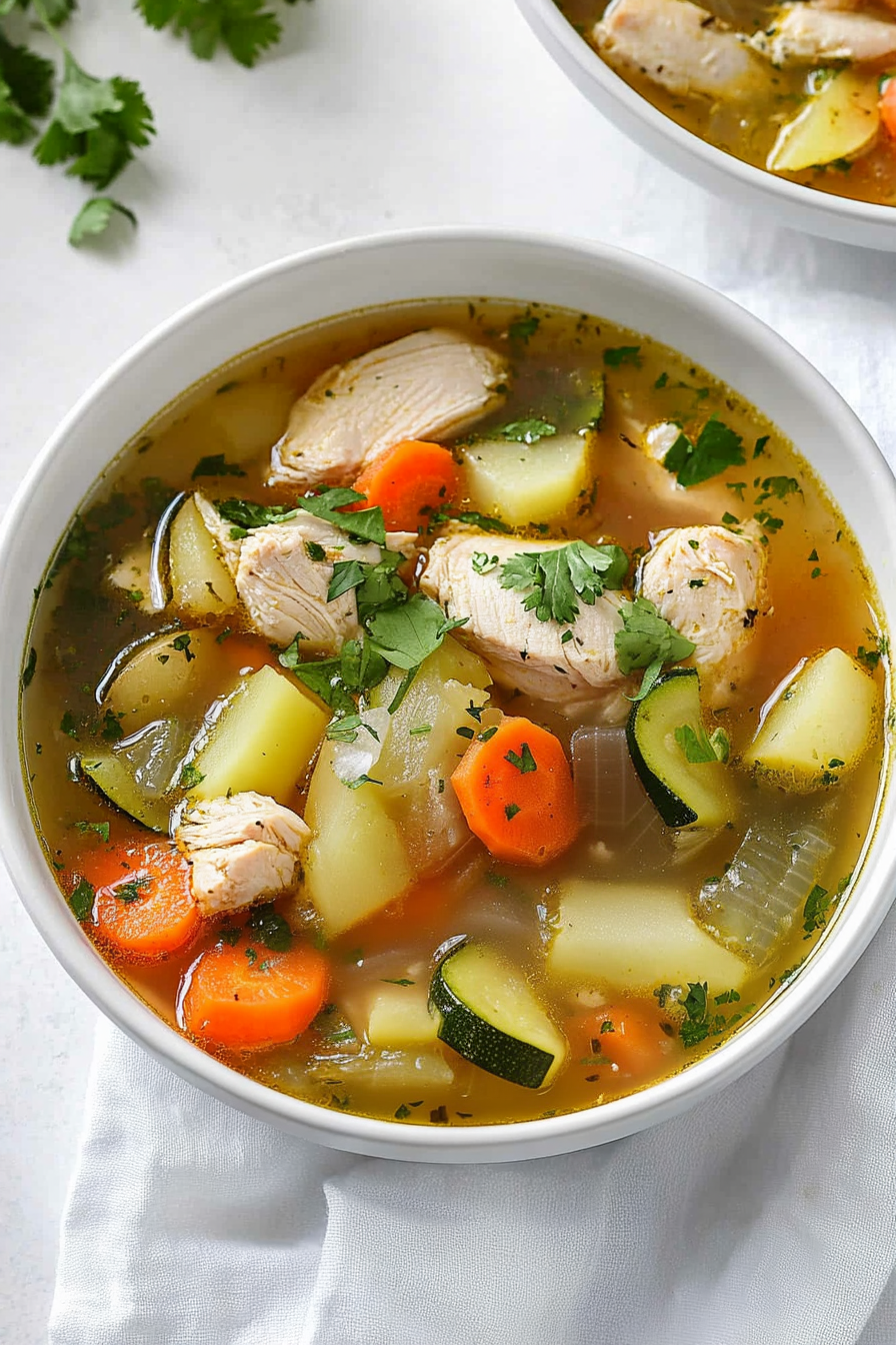 mexican caldo de pollo chicken soup