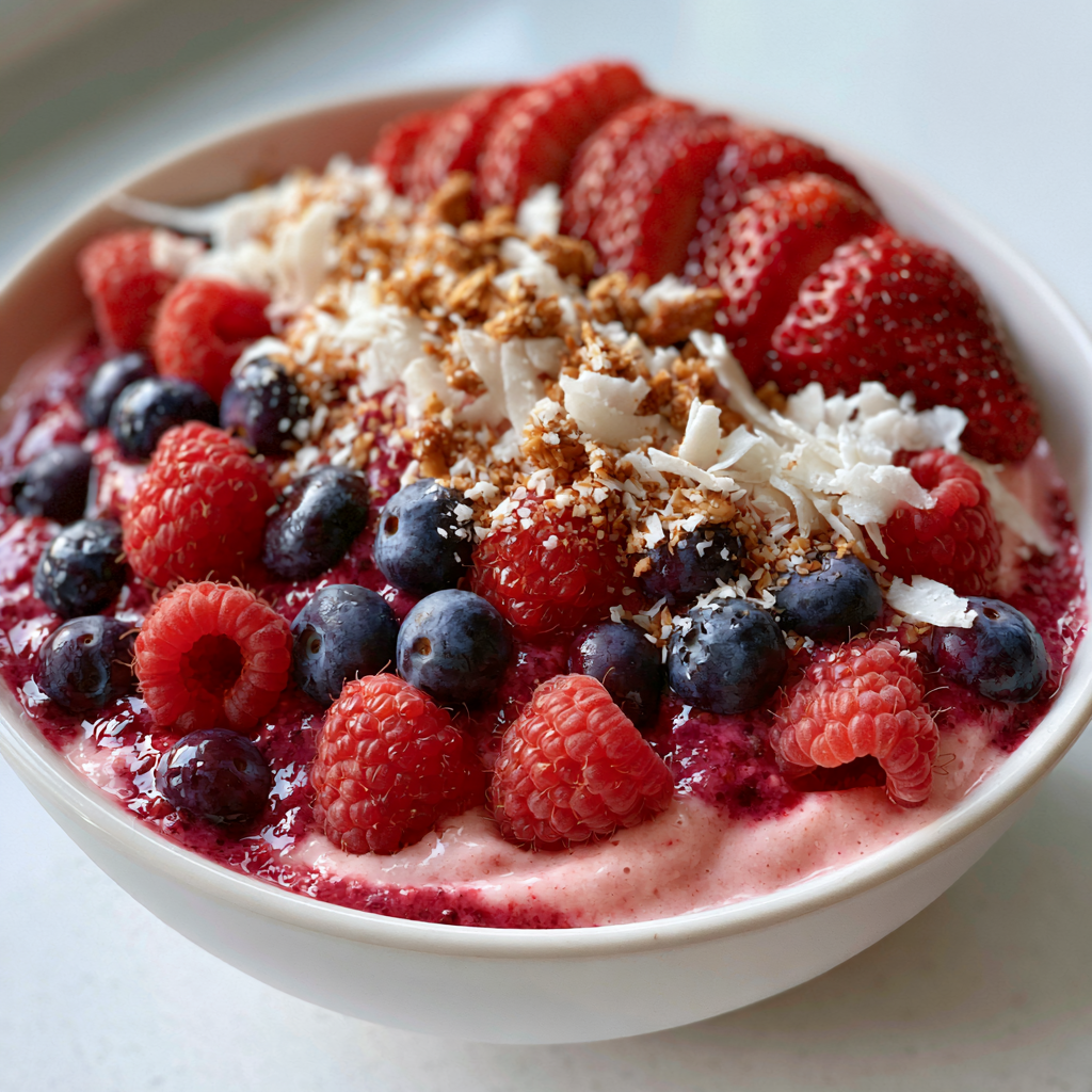 Beeren-Smoothie-Bowl