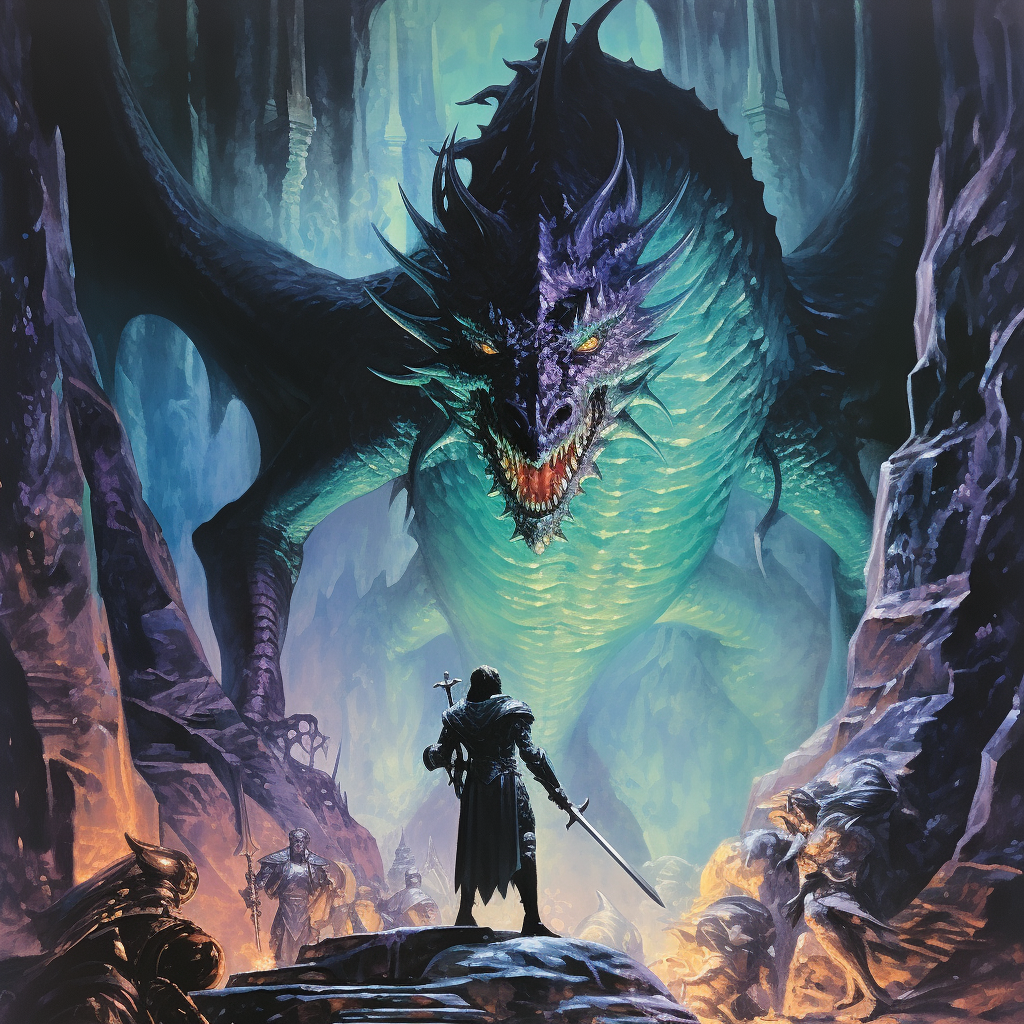1985 book cover art dungeons and dragons paper cover dark fantasy 3rd ...