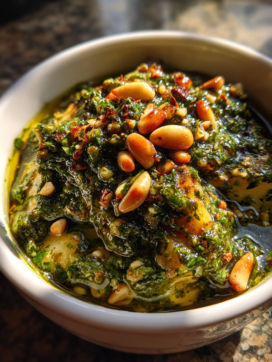 basilikum pesto selber machen: einfaches Rezept mit gerösteten Pinienkernen basilikum pesto selber machen