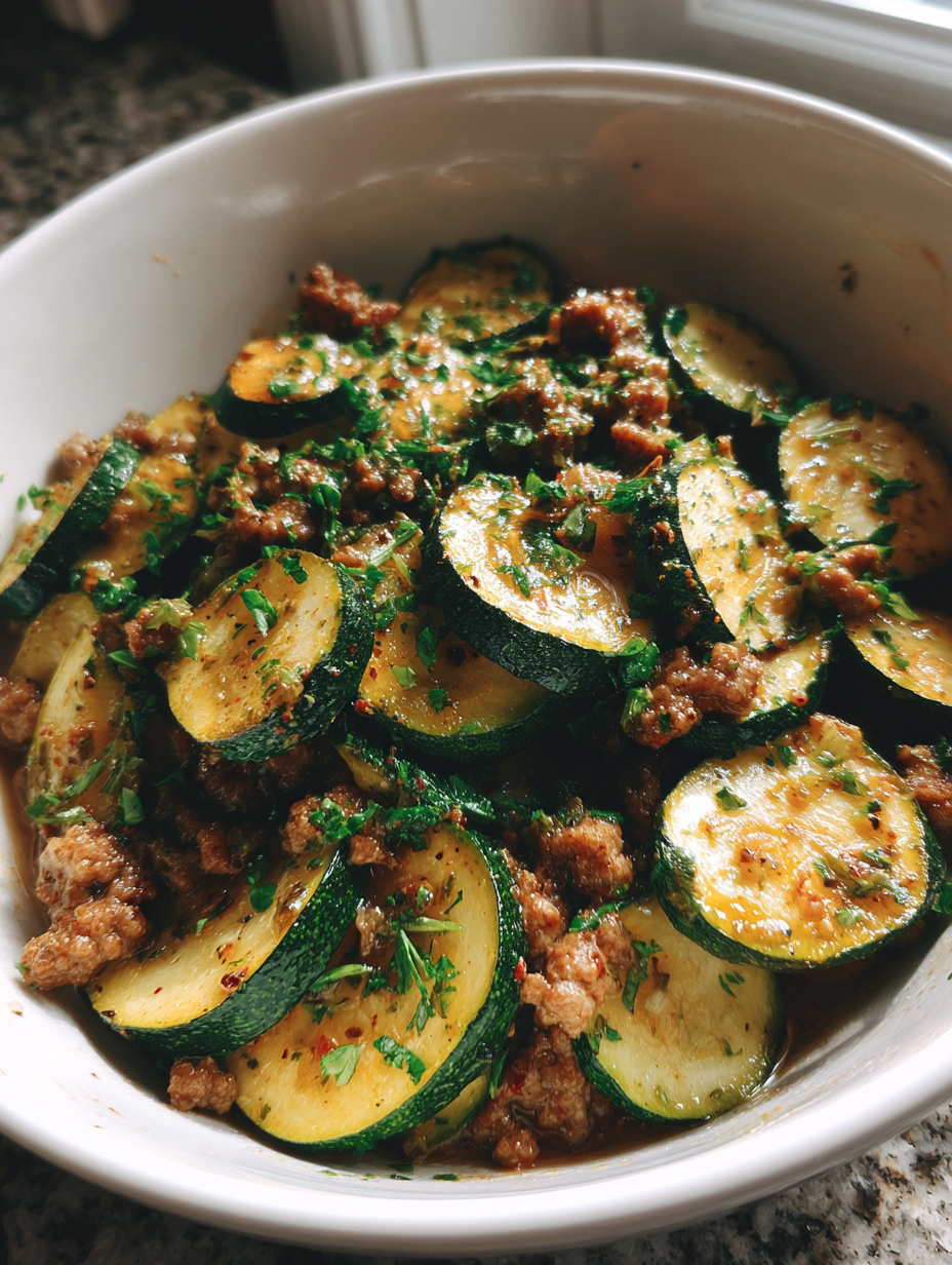 rezept zucchini hackfleisch pfanne