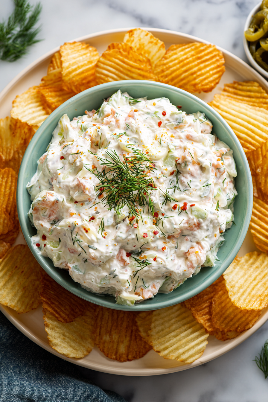 spicy dill pickle dip