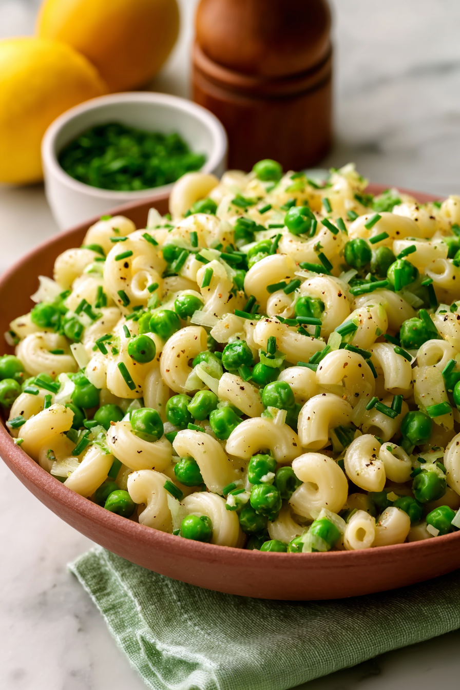 pea pasta salad
