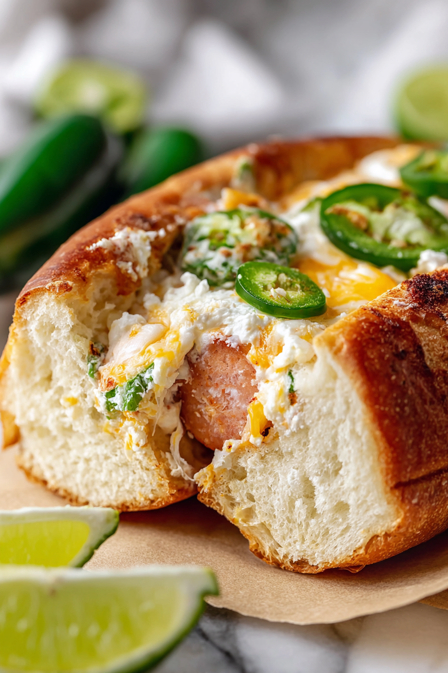 jalapeño popper hot dogs