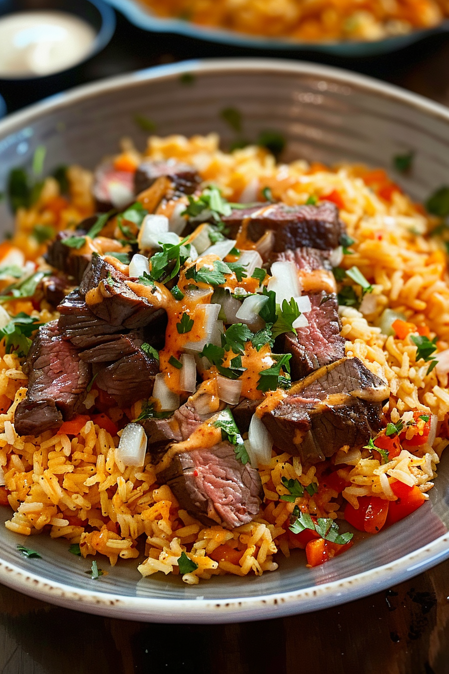 Easy Steak Queso Rice Recipe to Savor
