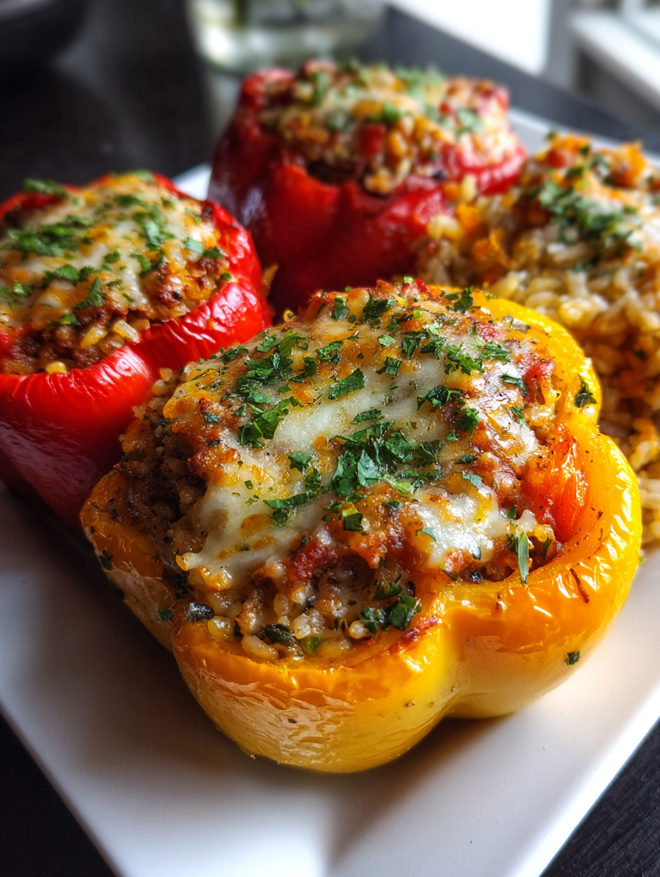 Gevulde Paprika uit de Oven