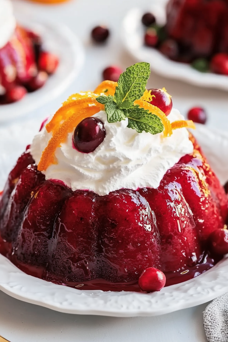 christmas cranberry jello salad