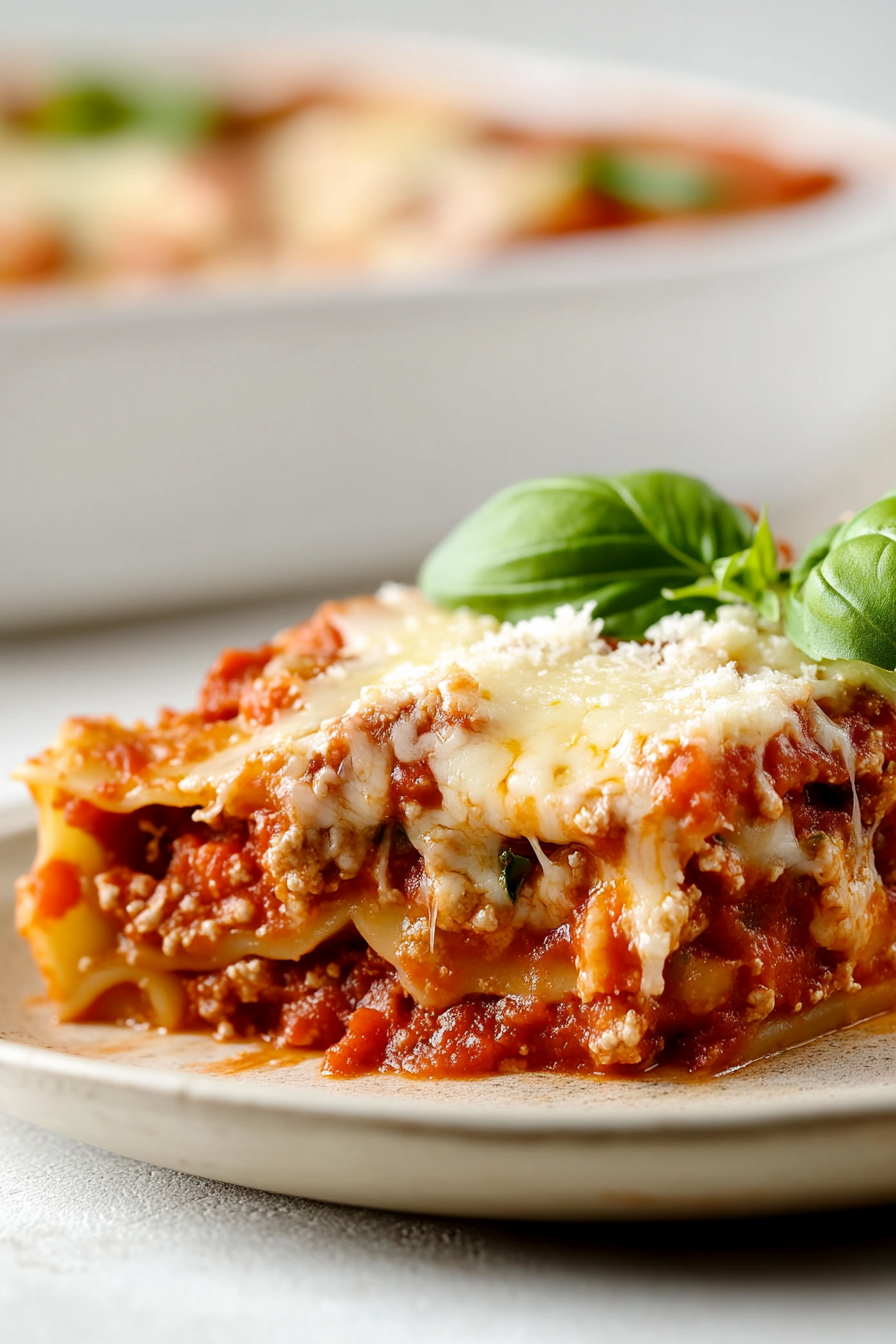 ground turkey lasagna