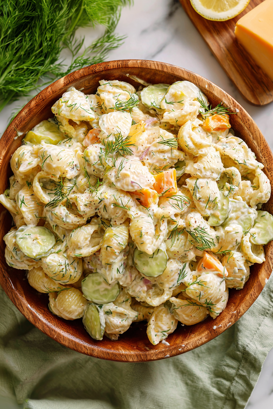 pickle pasta salad
